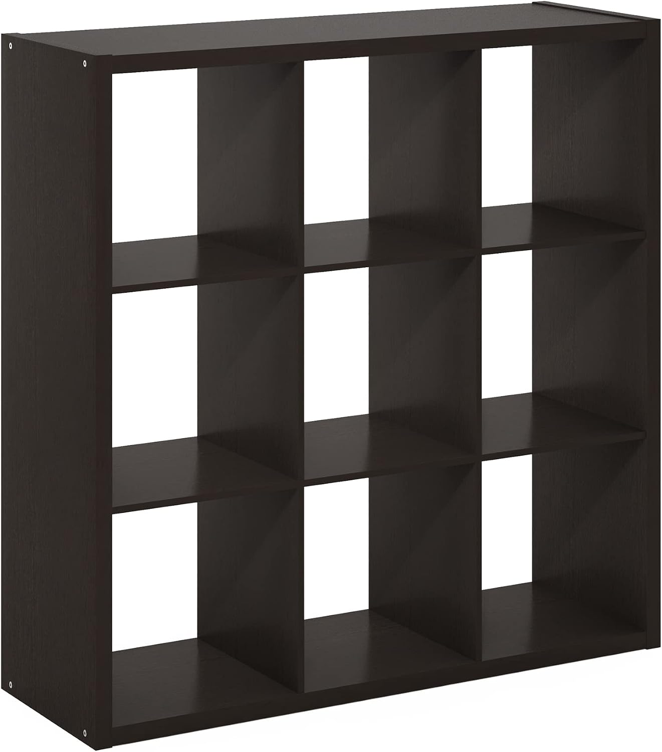 9-Cube Storage Bookcase, Reversible Open Back Bookshelf Organizer, Modern Display Shelf for Living Room, Bedroom & Home Office